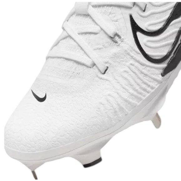 Nike Alpha Huarache NXT White Black Metal Cleats DJ6517-101 Men Size 8.5 NWT - Picture 7 of 12
